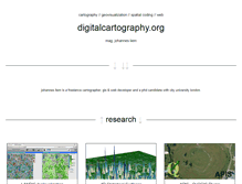 Tablet Screenshot of digitalcartography.org